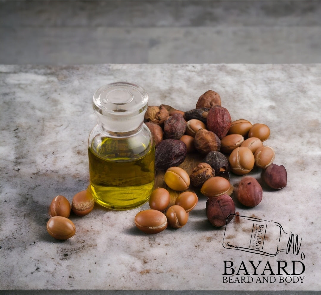 secrets of Argan oil, a huge part of Bayard Beard and Body