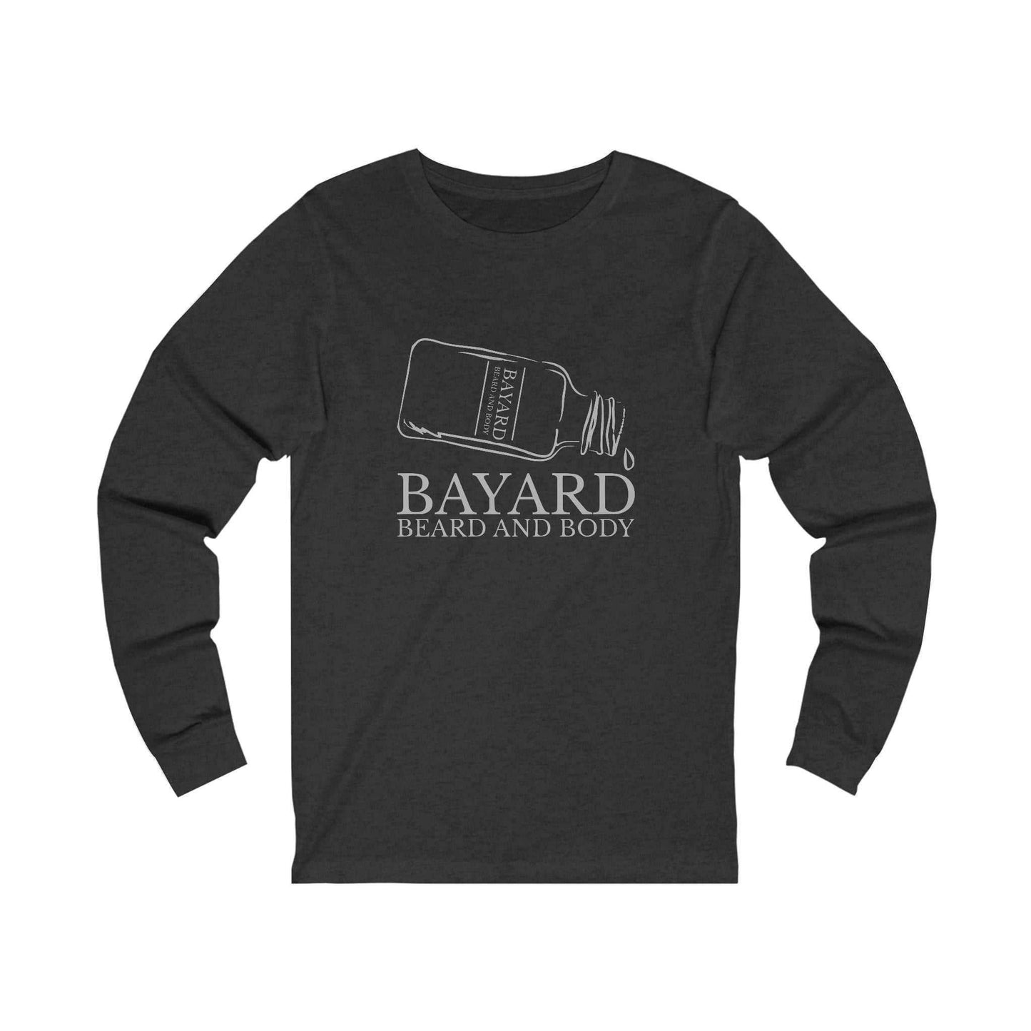 Bayard Beard and Body Long Sleeve Tee charcoal