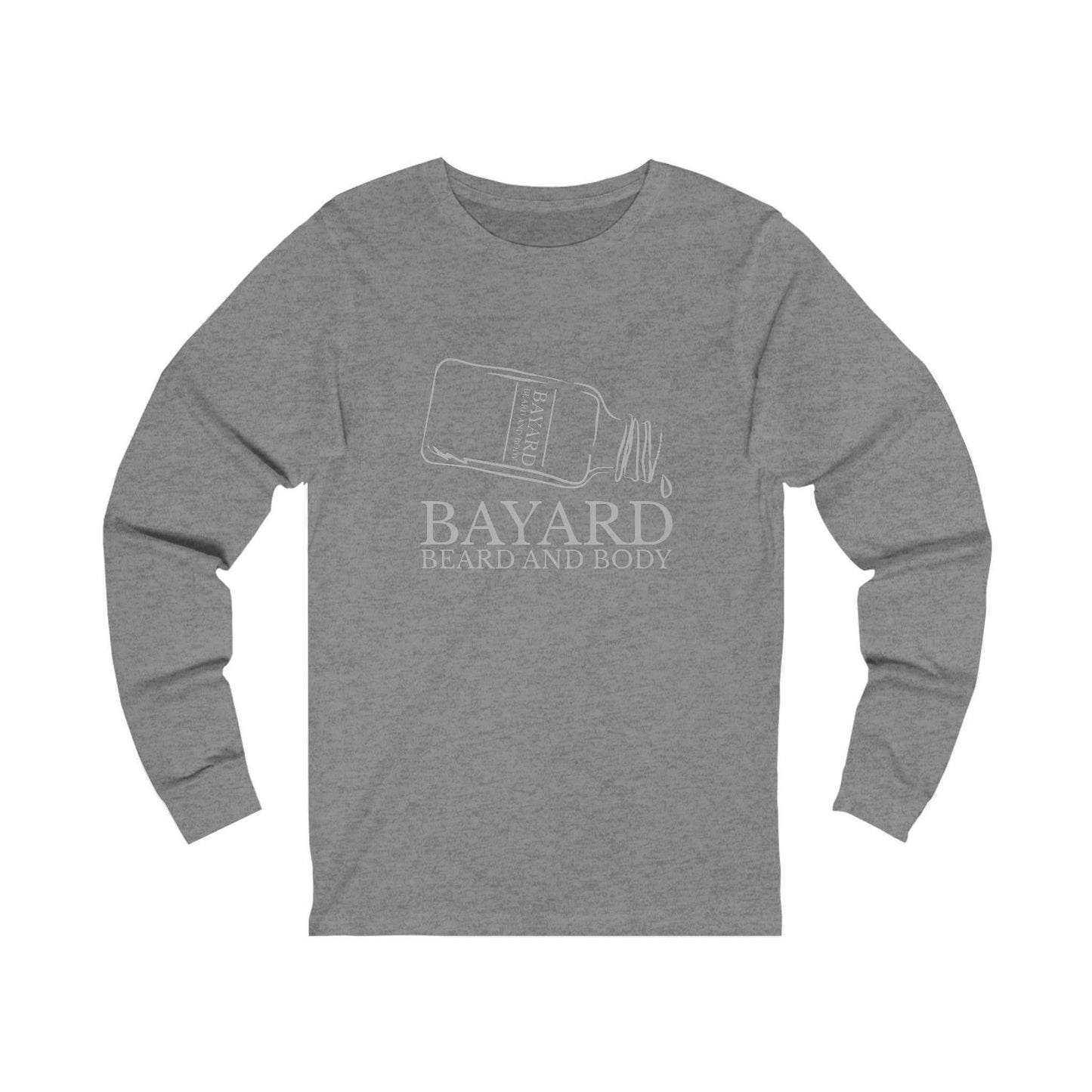 Bayard Beard and Body Long Sleeve Tee light gray