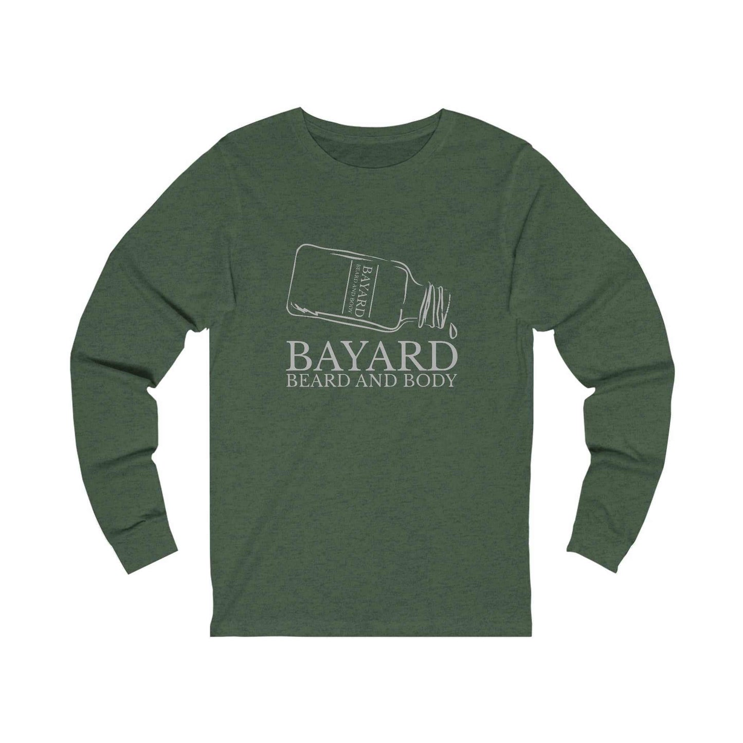 Bayard Beard and Body Long Sleeve Tee heather forest