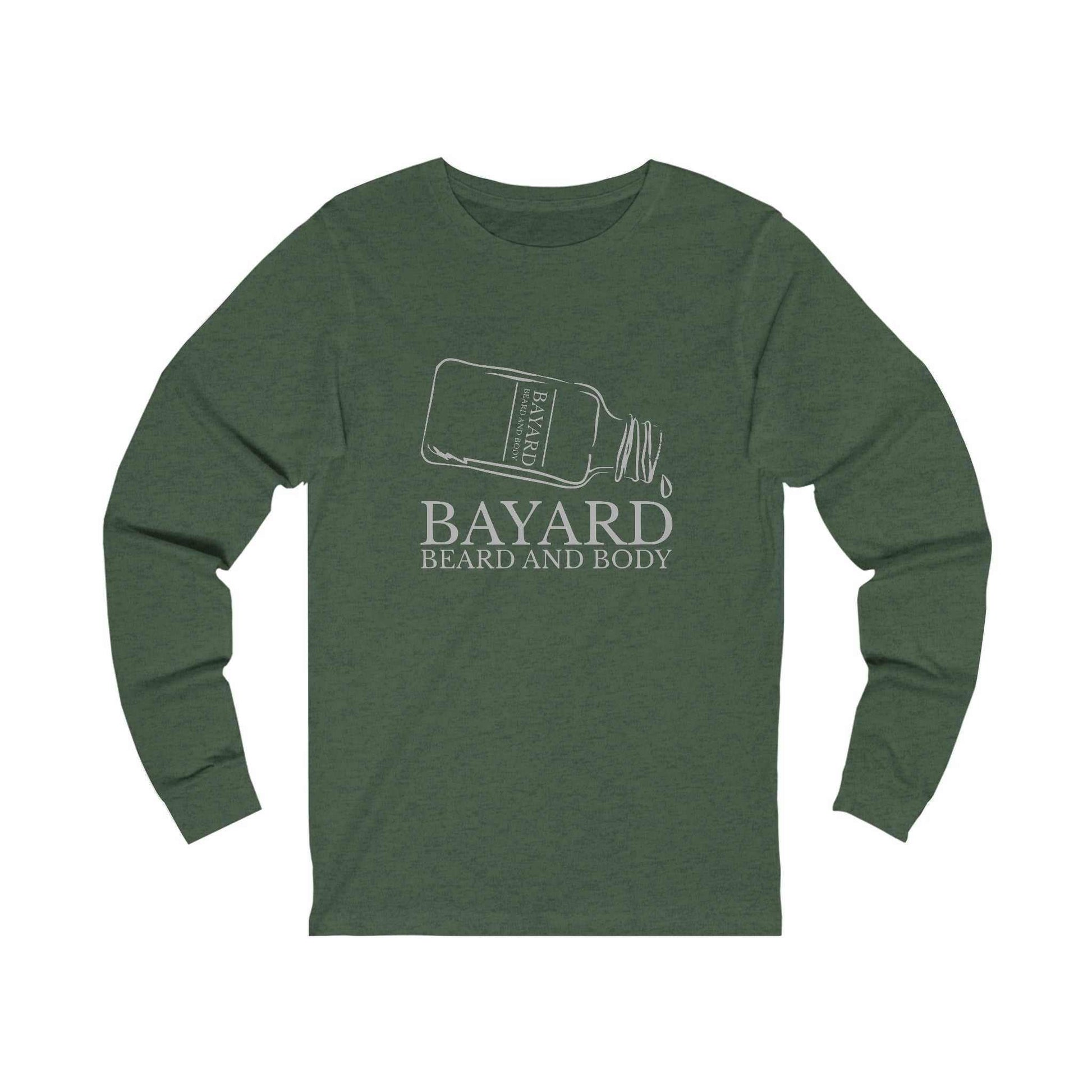 Bayard Beard and Body Long Sleeve Tee heather forest