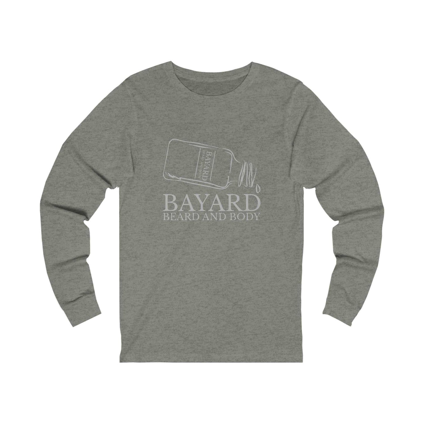 Bayard Beard and Body Long Sleeve Tee green/gray