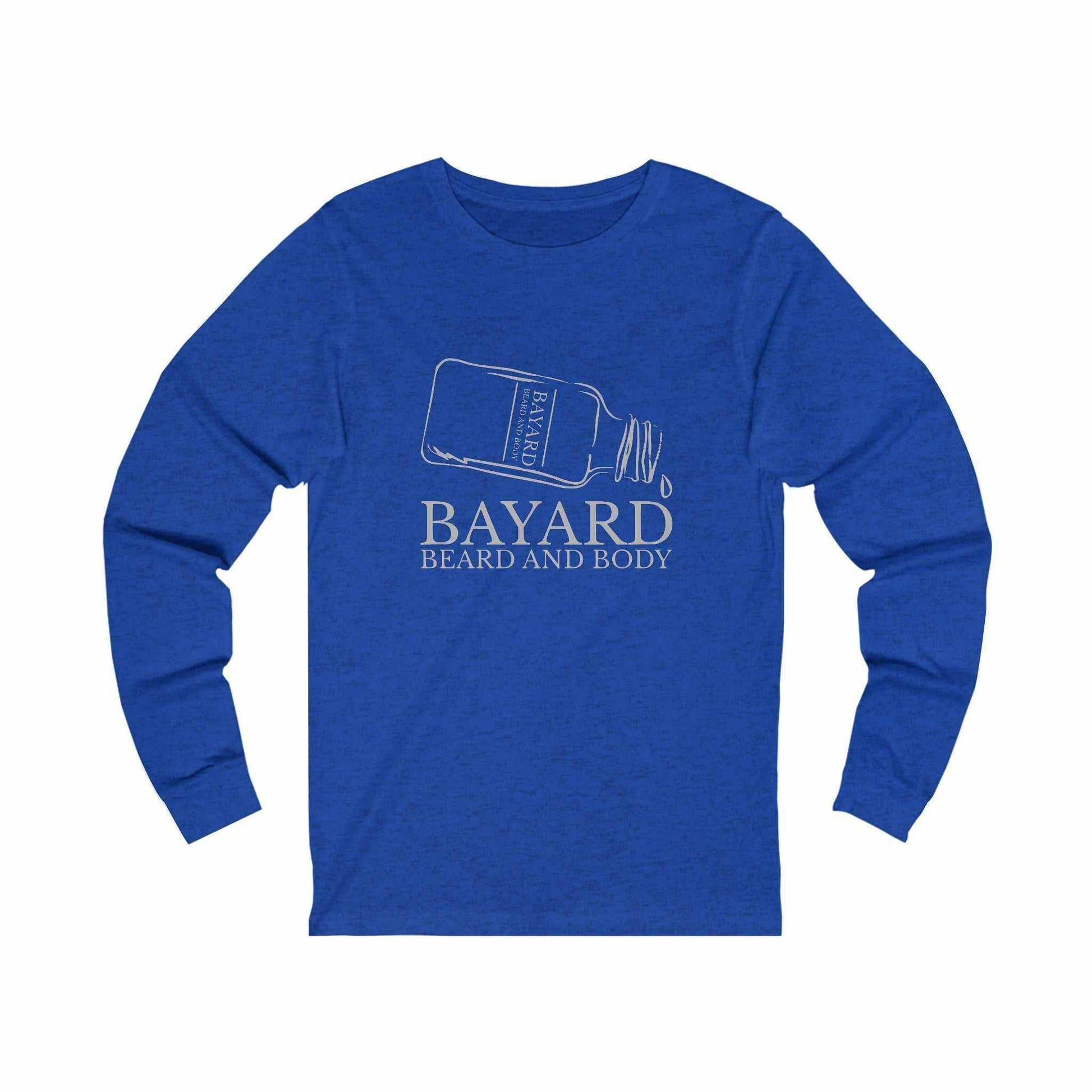 Bayard Beard and Body Long Sleeve Tee royal blue