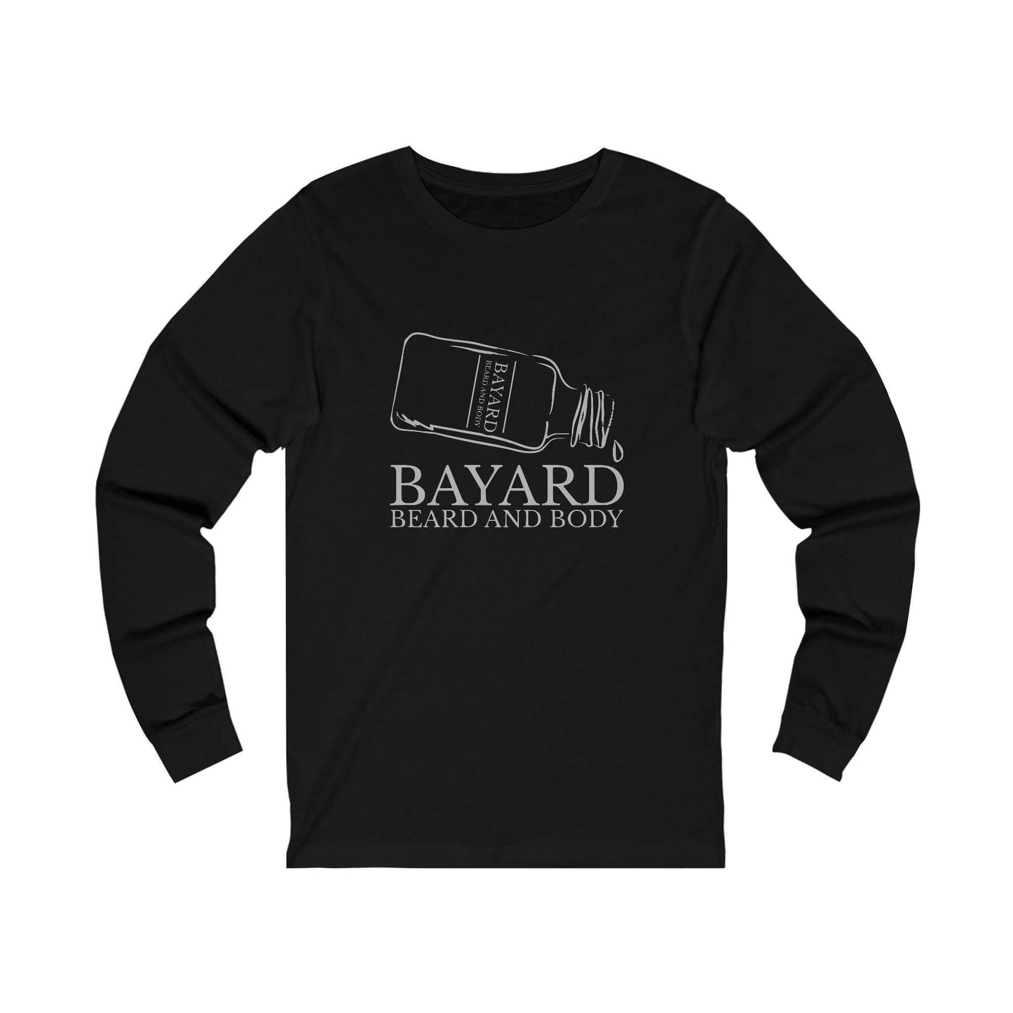 Bayard Beard and Body Long Sleeve Tee black