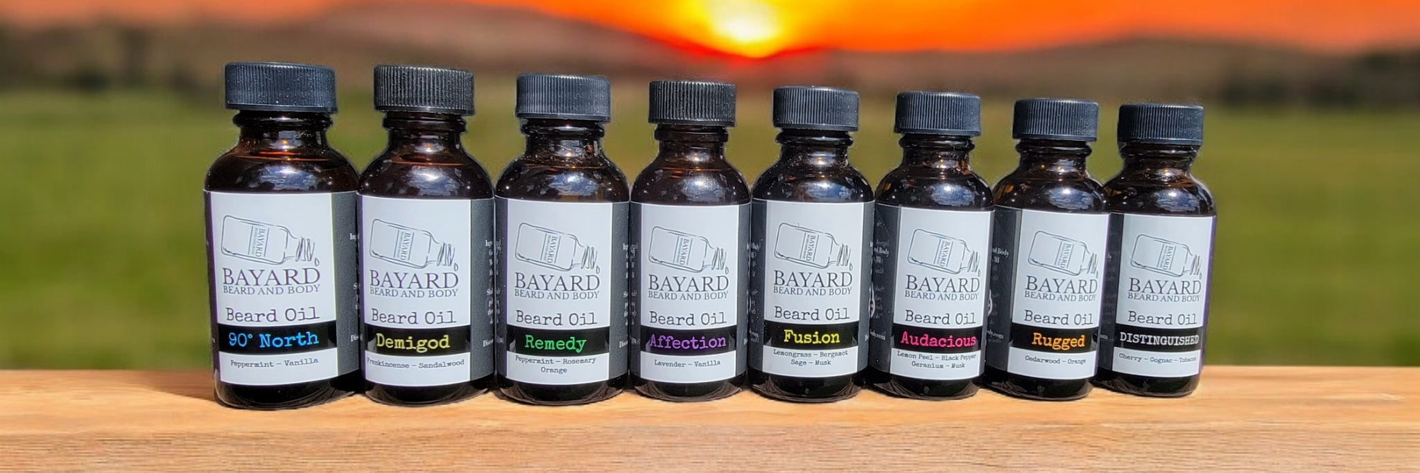 Bayard Beard and Body Original 8 Beard Oils