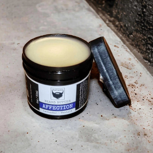 Affection Beard Butter is made with Lavender and Vanilla Essential Oils