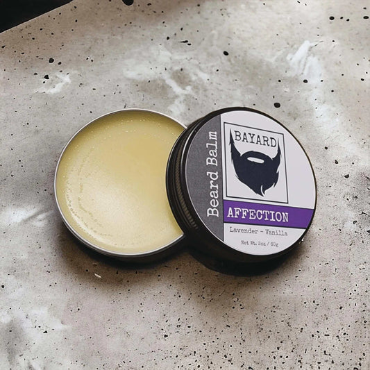 Affection Beard Balm made with Lavender and Vanilla Essential Oils