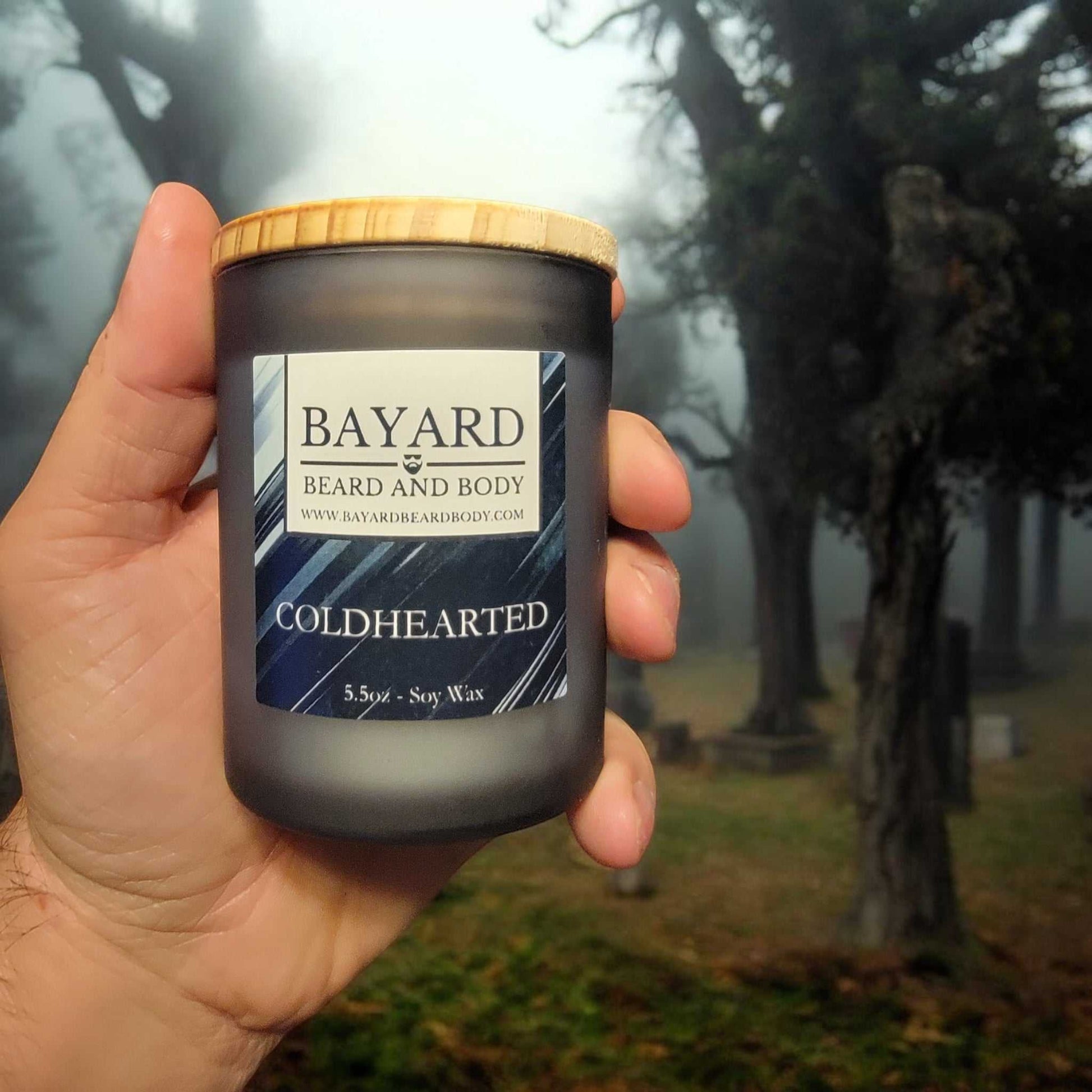 Coldhearted Soy Wax Candle by Bayard Beard and Body