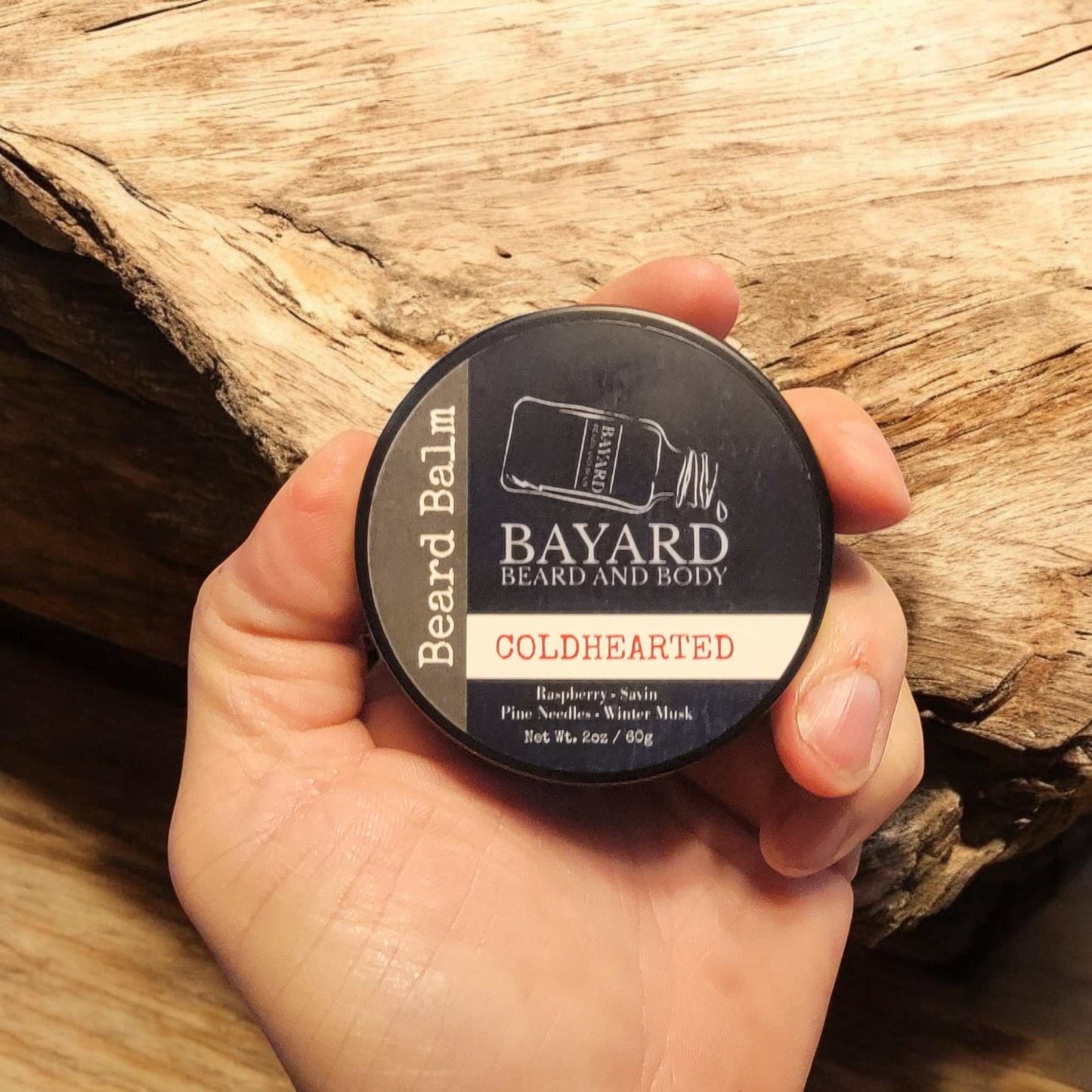 Coldhearted Beard Balm ready for grooming