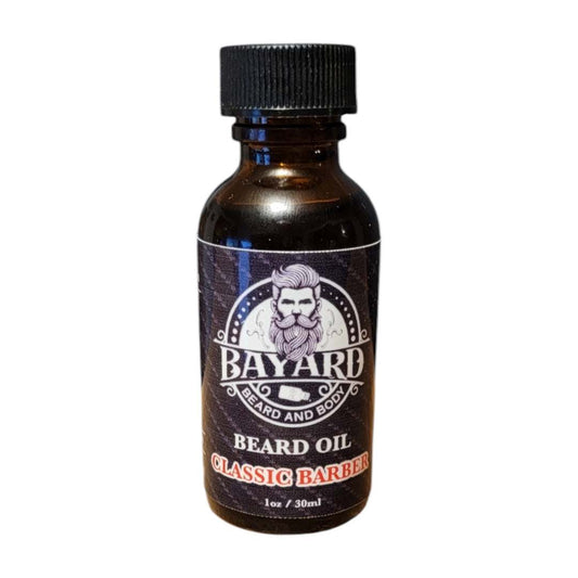 Classic Barber Beard Oil - White Musk, Citrus, Talc, Oakmoss, Fresh Air.