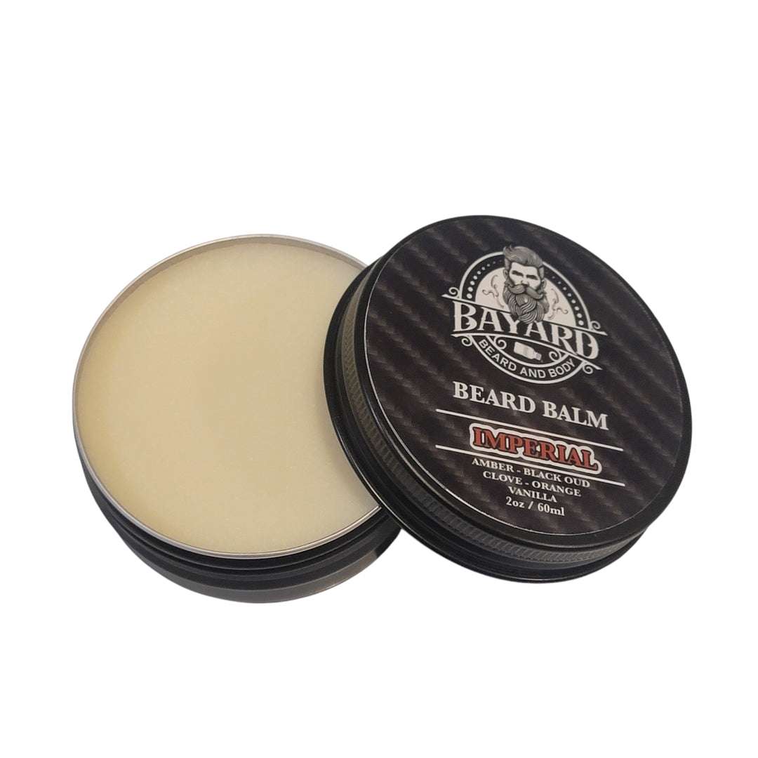 Imperial Beard Balm Amber Black Oud Clove Orange and Vanilla