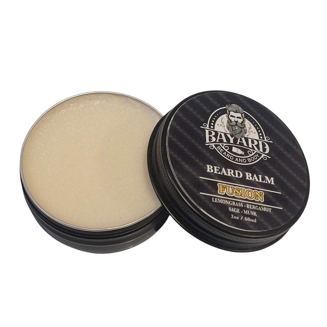 Fusion Beard Balm - Lemongrass, Bergamot, Sage and Musk Oils