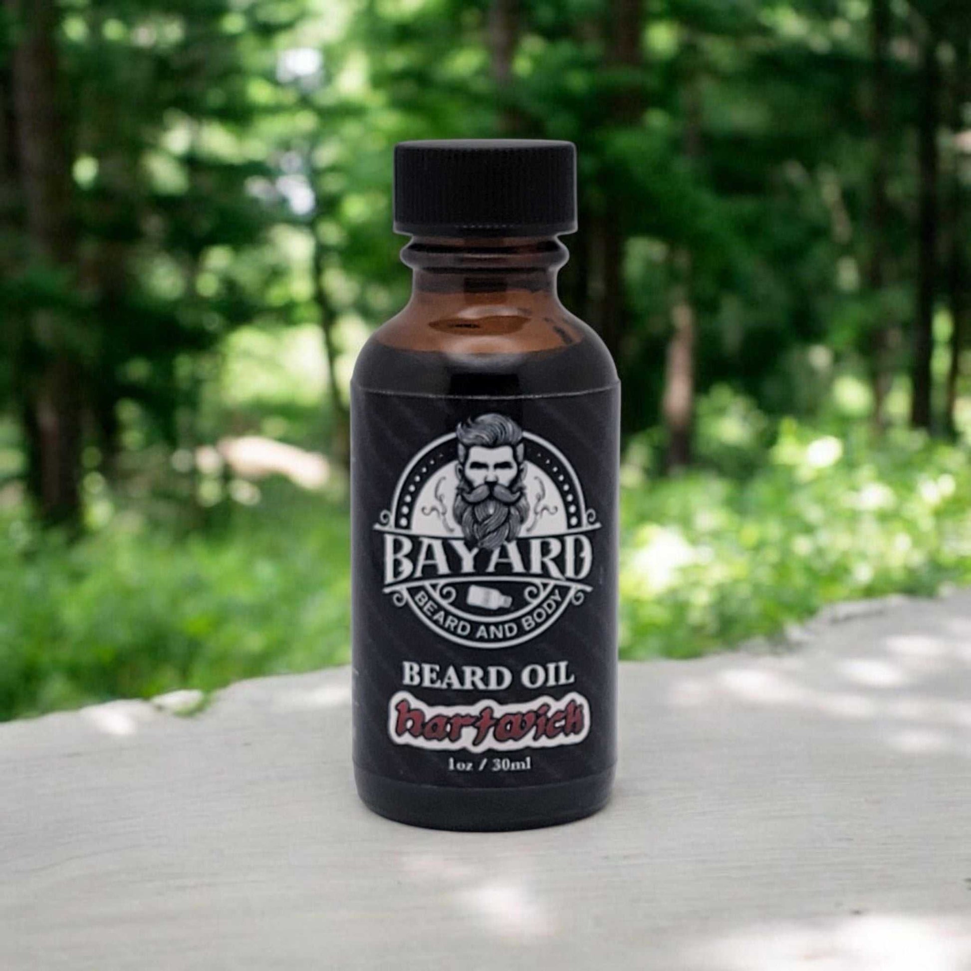 Hartwick Beard Oil in an old growth forest.